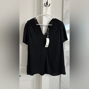 Vince silk black blouse, small, NWT